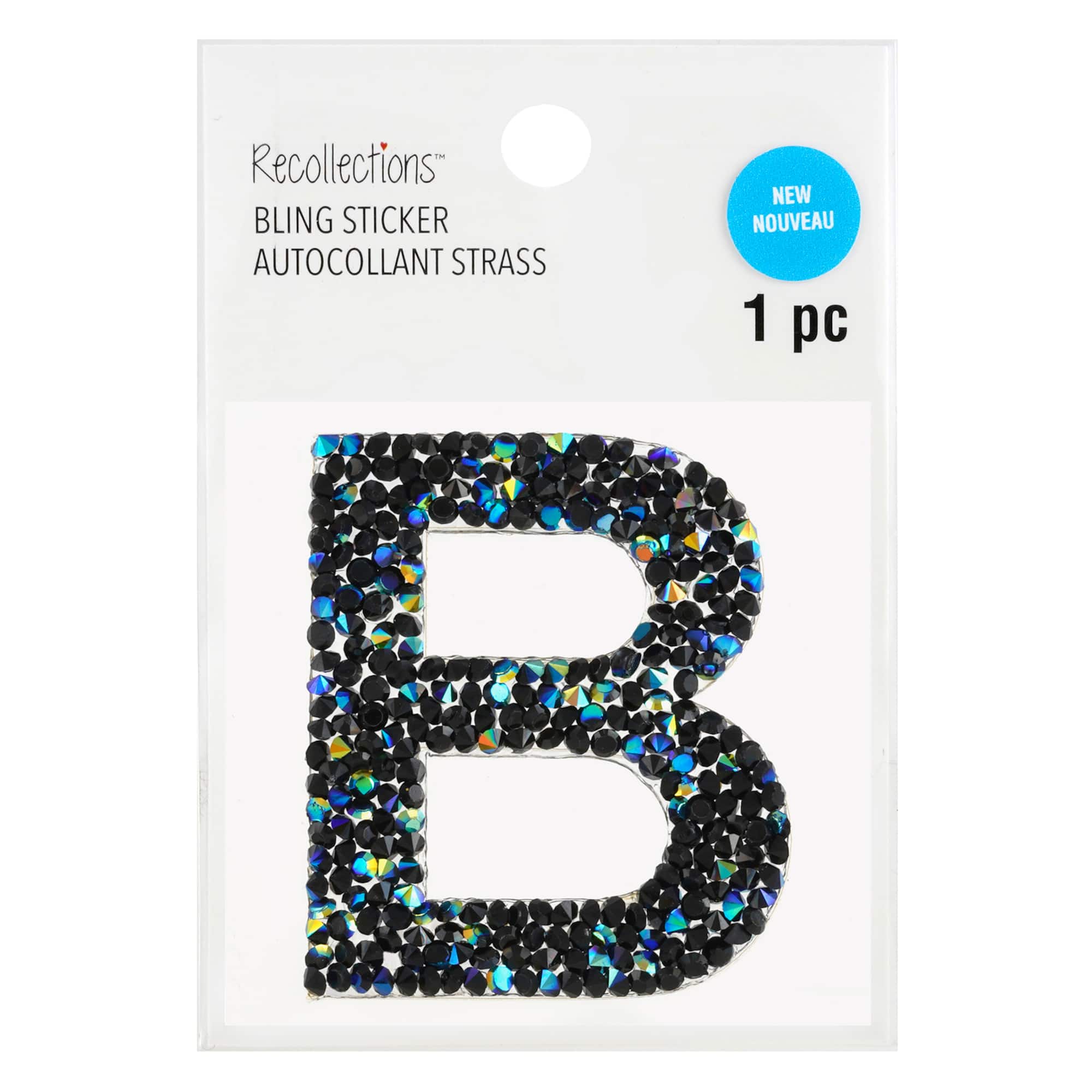 Black AB Letter Bling Sticker by Recollections